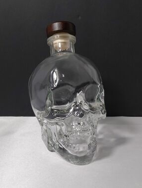 Crystal Head Glass Skull Decanter